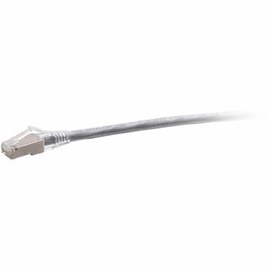 C2G F-Series Cat.6a Patch Network Cable - 100 ft Category 6a Network Cable for Network Device, Network Adapter, Switch, DSL Modem, Patch Panel, Hub, Router - First End: 1 x RJ-45 Network - Male - Second End: 1 x RJ-45 Network - Male - 10 Gbit/s - Patch Cable - Shielding - Gold Plated Contact - Riser - 26 AWG - Gray - TAA Compliant