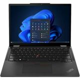 Lenovo ThinkPad X13 Gen 5 21LW002CUS 13.3" Touchscreen Convertible 2 in 1 Notebook - WUXGA - Intel Core Ultra 5 135U - vPro Technology - 16 GB - 512 GB SSD - English Keyboard - Black