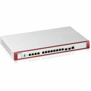 ZYXEL ZyWALL USG FLEX 700H Network Security/Firewall Appliance - Intrusion Prevention - 12 Port - 2.5GBase-T, 10GBase-T, 1000Base-T, 10GBase-X - 10 Gigabit Ethernet - 14.65 Gbit/s Firewall Throughput - SSL, DES, 3DES, AES (256-bit), MD5, SHA-1, SHA-2 256-bit, TLS 1.3 - 500 VPN - 10 x RJ-45 - 2 Total Expansion Slots - 50 Hz, 60 Hz - Rack-mountable