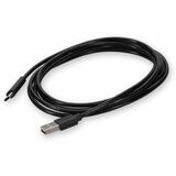 AddOn 50cm USB A 2.0 Male to USB C 2.0 Male Black Cable