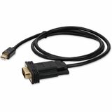 AddOn 6ft Mini-DisplayPort 1.1 Male to VGA Male Black Cable For Resolution Up to 1920x1200 (WUXGA)