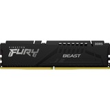 Kingston FURY Beast 16GB DDR5 SDRAM Memory Module - For Motherboard, Desktop PC - 16 GB (1 x 16GB) - DDR5-5600/PC5-44800 DDR5 SDRAM - 5600 MHz Single-rank Memory - CL40 - 1.25 V - On-die ECC - 288-pin - DIMM - Lifetime Warranty