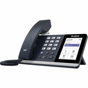 Yealink IP Phone - Corded - Bluetooth, Wi-Fi - Wall Mountable, Desktop - Classic Gray - 4" LCD - 2 x Network (RJ-45) - MP54 E2 Teams Phone