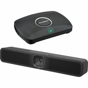 Logitech Video Conference Equipment - For Presentation, Collaboration Space, Meeting Space, Video Conferencing - Small/Medium Room Size Supported - 3840 x 2160 Video (Live) - 4K UHD - HDMI In - HDMI Out - USB - Wireless LAN - Internal Microphone(s) - Wall Mountable