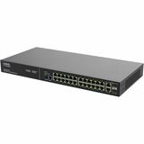 Luxul 1Gb L2/L3 Managed Switch - 24 PoE+, 2 Combo RJ45/SFP Front-Facing Ports - TAA Compliant