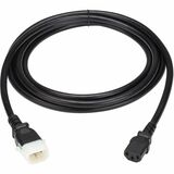 Eaton Tripp Lite Series PDU Power Cord, C13 to P-Lock C14 - Heavy-Duty, 15A, 250V, 14 AWG, 6 ft. (1.8 m), Black
