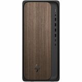 HP OmniDesk M03-0000i M03-0010 Desktop Computer - Intel Core Ultra 5 225 - 16 GB - 512 GB SSD - Jack Black, Dark Wood
