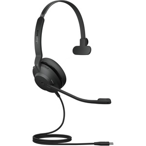 Jabra Evolve2 30 Headset - Mono - USB Type C - Wired - 20 Hz to 20 kHz - On-ear - Monaural - Ear-cup - 4.92 ft Cable - MEMS Technology Microphone - Black