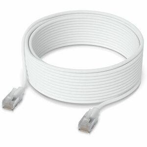 Ubiquiti Cat.6a Patch Network Cable - 26.25 ft Category 6a Network Cable for Network Device - Patch Cable - White