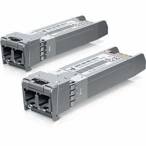 Ubiquiti SFP+ Module - For Data Networking, Optical Network - 2 x LC Duplex Network - Optical Fiber - Multi-mode - 10 Gigabit Ethernet - 2