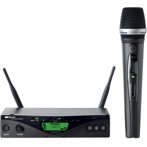 AKG WMS 470 Wireless Microphone System - 500.10 MHz to 530.50 MHz Operating Frequency - 35 Hz to 20 kHz Frequency Response