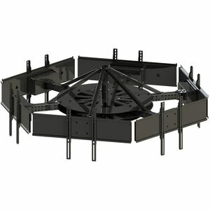 Peerless-AV® Multi-Display Ceiling Mount with Six Telescoping Arms for 37" to 42" Displays
