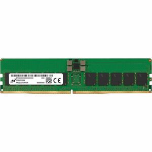 Micron 32GB DDR5 SDRAM Memory Module - For Server, Workstation - 32 GB (1 x 32GB) - DDR5-4800/PC5-38400 DDR5 SDRAM - 4800 MHz Single-rank Memory - CL40 - 1.10 V - Registered - 288-pin - DIMM