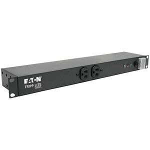 Eaton Tripp Lite Series Isobar 12-Outlet Network Server Surge Protector, 15 ft. (4.57 m) Cord, 3840 Joules, Diagnostic LEDs, 1U Rackmount, Metal Housing - Receptacles: 12 x NEMA 5-15R - 3840J