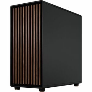 Fractal Design North XL - Charcoal Black - Tempered Glass, Steel, Wood, Alloy, Faux Leather - 3 � 140mm Fan(s) Installed - ATX, Micro ATX, EATX, Mini ITX Motherboard Supported - 7 x Fan(s) Supported - 2 x Internal 3.5" Bay - 2 x Internal 2.5" Bay - 7x Slot(s) - 3 x USB(s) - 1 x USB 3.2 Gen 2x2 Type C, 2 x USB 3.0 - 1 x Audio In - 1 x Audio Out - Fan Cooler