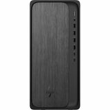 HP OmniDesk M02-0000a M02-0310 Desktop Computer - AMD Ryzen 5 8500G - 8 GB - 512 GB SSD - Gray Wood, Jack Black