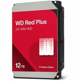 WD Red Plus WD120EFGX 12 TB Hard Drive - 3.5" Internal - SATA (SATA/600) - Conventional Magnetic Recording (CMR) Method