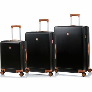 Champs Vintage Muse Travel/Luggage Case (Roller) Travel - Black, Tan
