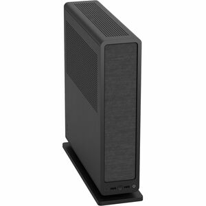 Fractal Design Ridge Computer Case - Small - Black - Steel, Aluminum - Mini ITX Motherboard Supported - 5 x Fan(s) Supported - 4 x Internal 2.5" Bay - 3x Slot(s) - 3 x USB(s) - 1 x Audio In