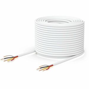 Ubiquiti Door Lock Relay Cable - 500 ft Bare Wire Control Cable for Door Lock - Plenum, VW-1 - 18 AWG