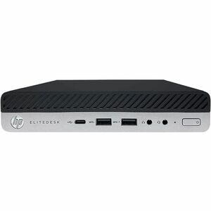 Joy Systems - HP EliteDesk 800 G4 Desktop Computer - Intel Core i5 8th Gen i5-8500T - 16 GB - 256 GB SSD - Mini PC - Refurbished