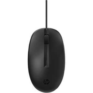 HP 125 Wired Mouse - Optical - Cable - USB - 1200 dpi - 3 Button(s)