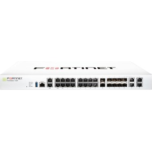 Fortinet FortiGate FG-100F Network Security/Firewall Appliance - 22 Port - 10GBase-X, 1000Base-T, 1000Base-X - 10 Gigabit Ethernet - AES (256-bit), SHA-256 - 500 VPN - 21 x RJ-45 - 10 Total Expansion Slots - 1U - Rack-mountable