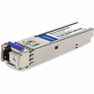 AddOn Cisco® ONS-SE-100-BX10U Compatible TAA 100Base-BX SFP Transceiver (SMF, 1310nmTx/1550nmRx, 10km, LC, DOM)
