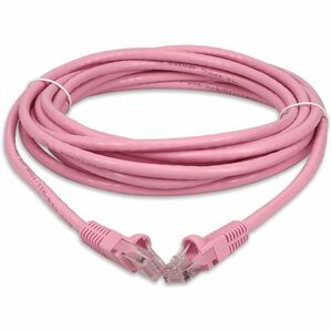 AddOn 40ft Pink CAT 6 PVC Ethernet Cable Snagless Bubble Boot RJ-45 M/M