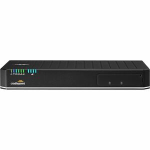 CradlePoint Wi-Fi 6 IEEE 802.11ax 2 SIM Ethernet, Cellular Modem/Wireless Router - TAA Compliant - 5G - LTE 2100, LTE 1900, LTE 1800, LTE 1700, LTE 850, LTE 2600, LTE 900, LTE 700, LTE 800, LTE 2300, LTE 1500, ... - WCDMA, UMTS, HSPA+, 5G NR, LTE Advanced Pro - Dual Band - 2.40 GHz ISM Band - 5 GHz UNII Band - 443.50 MB/s Wireless Speed - 9 x Network Port - 1 x Broadband Port - USB - 10 Gigabit Ethernet - VPN Supported - Wall Mountable, Rack-mountable, Desktop