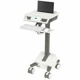 Ergotron Mosaic Laptop Cart, AC Power, US/CA/MX