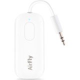 Twelve South AirFly Pro | Wireless transmitter/ receiver with audio sharing for up to 2 AirPods /wireless headphones to any audio jack for use on airplanes, boats or in gym, home, auto