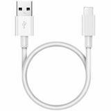 4XEM 1FT USB-A to Lightning Cable (White) - MFi Certified