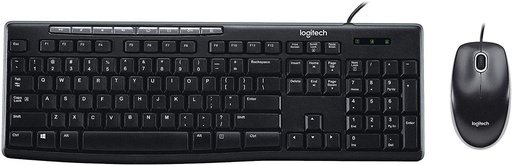 [12LogMK200] Logitech keyboard Mouse included USB Black