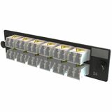 Ortronics Q-Series Keyed OFP Adapter Panel 24 Fibers, White