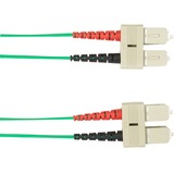Black Box Colored Fiber OM3 50/125 Multimode Fiber Optic Patch Cable-OFNP Plenum