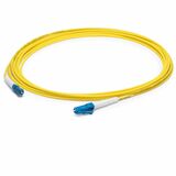 AddOn 11m LC to LC Yellow OS2 Simplex LSZH SMF Fiber Patch Cable