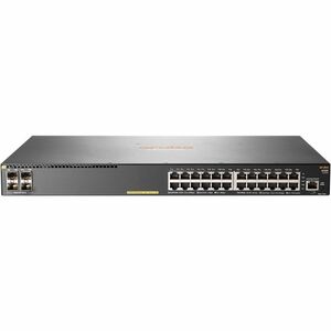 HPE 2930F 24G PoE+ 4SFP Switch - 24 Ports - Manageable - Gigabit Ethernet - 10/100/1000Base-T, 1000Base-X - 3 Layer Supported - Modular - 445 W Power Consumption - 370 W PoE Budget - Optical Fiber, Twisted Pair - PoE Ports - 1U - Rack-mountable