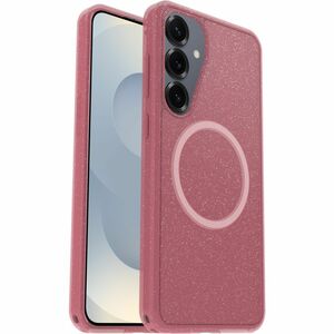 OtterBox Galaxy S25+ Case Symmetry Series with Magnets - For Samsung Galaxy S25+ Smartphone - Foxberry (Pink) - Drop Resistant - Polycarbonate, Thermoplastic Elastomer (TPE) - Wireless Charging Compatible