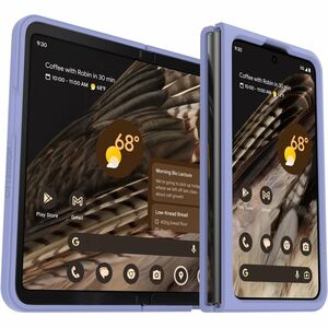 OtterBox Pixel Fold Case Thin Flex Series Antimicrobial - For Google Pixel Fold Smartphone - Wallpaper Ivy (Purple) - Bacterial Resistant, Drop Resistant, Scratch Resistant, Scrape Resistant - Synthetic Rubber, Polycarbonate, Plastic