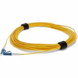 AddOn 21m LC to LC Yellow OS2 Simplex OFNR (Riser-Rated) SMF Fiber Patch Cable