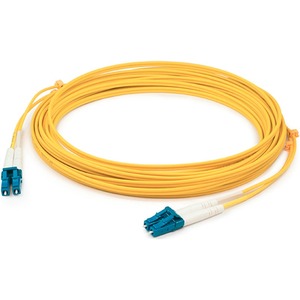 AddOn 67m LC to LC Yellow OS2 Duplex LSZH SMF Fiber Patch Cable