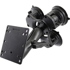 RAM Mounts Twist-Lock Vehicle Mount for Suction Cup - 100 x 100 - Powder Coated Marine-grade Aluminum