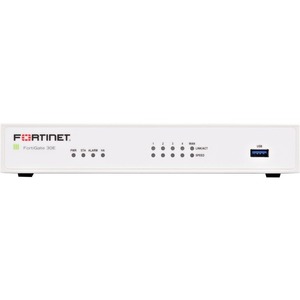 Fortinet FortiGate 30E Network Security/Firewall Appliance - 5 Port - 10/100/1000Base-T - Gigabit Ethernet - 5 x RJ-45 - Desktop, Rack-mountable