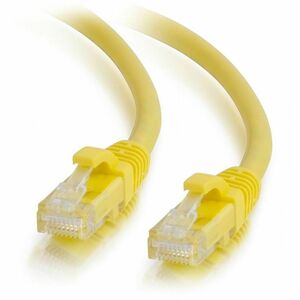 Quiktron Q-Series Patch Cords, CAT5E, Booted, Yellow, 5 FT