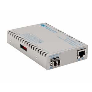 iConverter 1000Mbps Gigabit Ethernet Fiber Media Converter RJ45 LC Multimode 550m - 1 x 1000BASE-T; 1 x 1000BASE-SX; Standalone; Univ. AC Powered; Lifetime Warranty