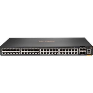 HPE 6200F 48G 4SFP+ Switch - 48 Ports - Manageable - 2 Layer Supported - Modular - 68 W Power Consumption - 740 W PoE Budget - Twisted Pair, Optical Fiber - PoE Ports - Rack-mountable - Lifetime Limited Warranty