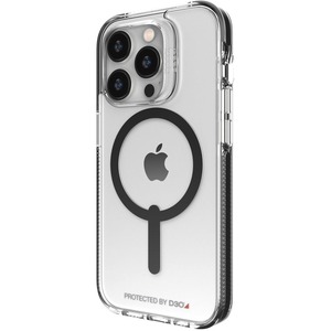 gear4 Santa Cruz Snap - For Apple iPhone 14 Pro Smartphone - Black - Clear - Impact Resistant, Drop Resistant, Shock Resistant, Bacterial Resistant, Odor Resistant, Scratch Resistant, Knock Resistant - D3O, Plastic