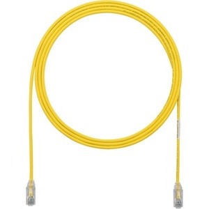 Panduit Cat.6 UTP Patch Network Cable - 60 ft Category 6 Network Cable for Network Device - First End: 1 x RJ-45 Network - Male - Second End: 1 x RJ-45 Network - Male - Patch Cable - Gold Plated Contact - 28 AWG - Yellow