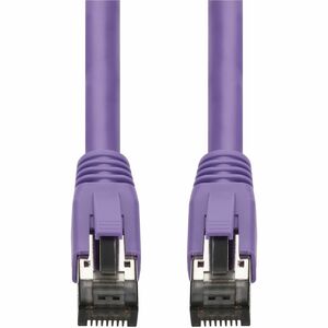 AddOn 25ft Purple CAT 8 Shielded (S/FTP) PVC Ethernet Cable Snagless Easy Boot RJ-45 M/M